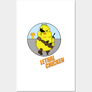 Lethal Chicken Games Logomark Posters and Art